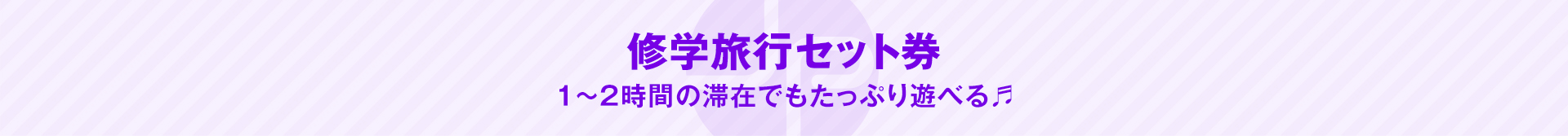 修学旅行セット券